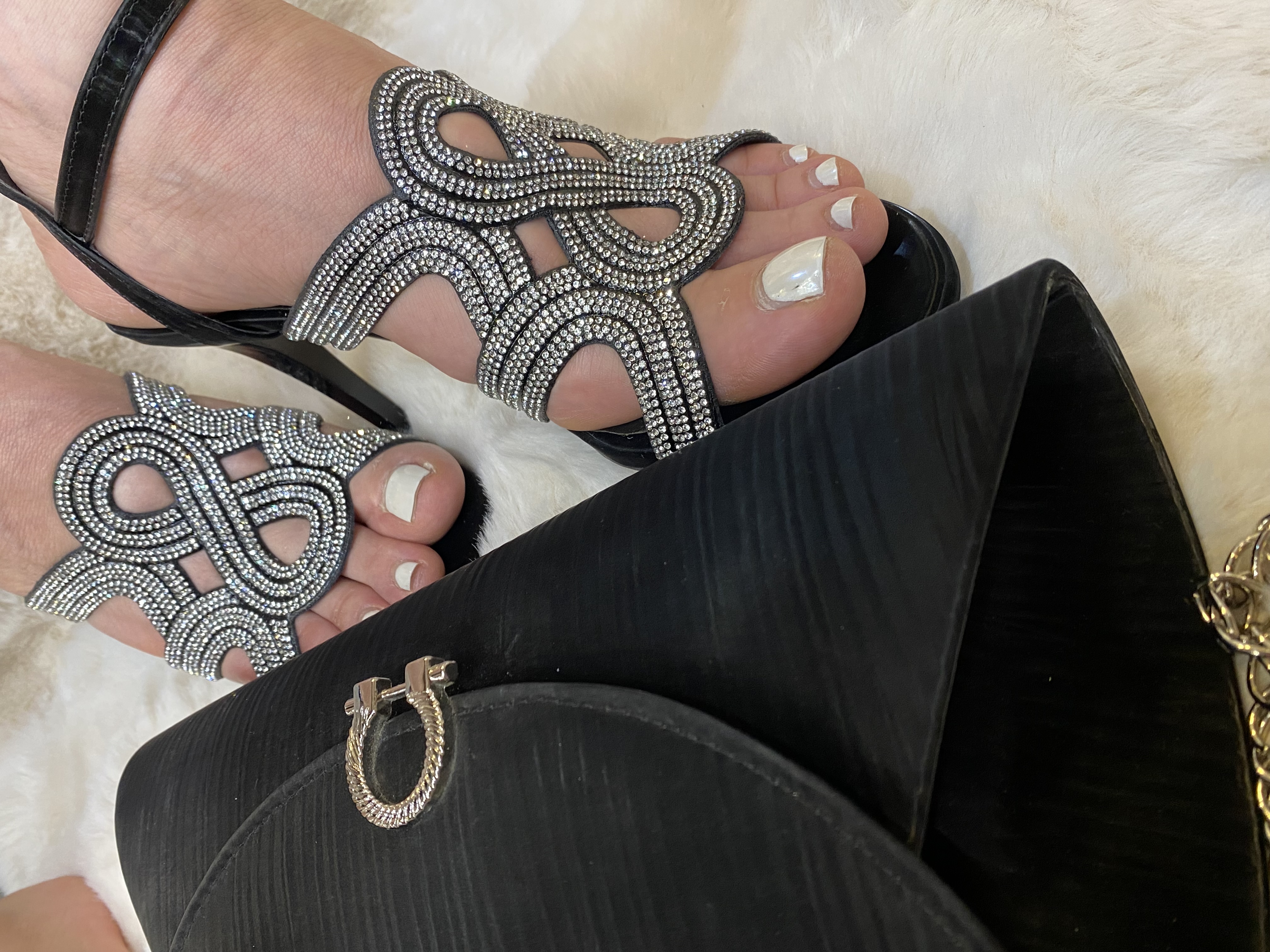 صندل مجلسی/فول نگین/پاشنه۱۲سانتی
