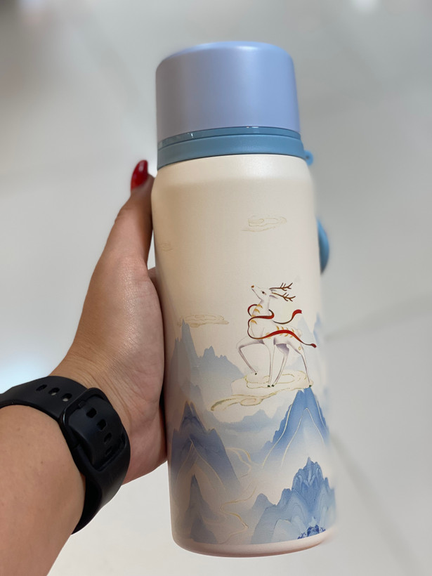 فلاسک طرح دار/فلاسک چای و اب/فلاسک